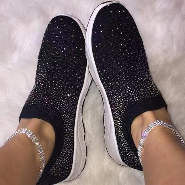 Crystal Bling Fashion Breathable Ladies Orthopedic Bunion Corrector Sneakers
