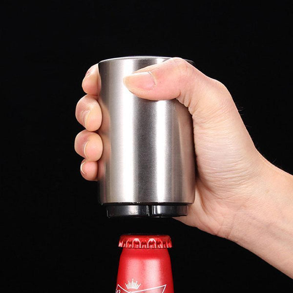 Automatic Stainless Steel Bottle Opener