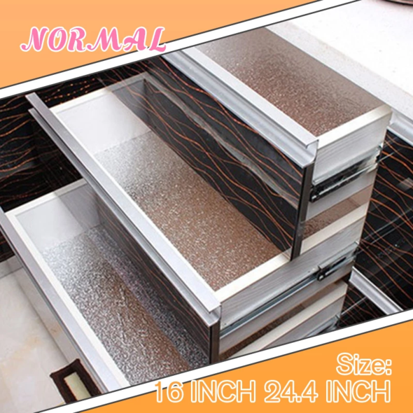 Waterproof Self Adhesive Kitchen Aluminum Foil Oil Proof Stickers