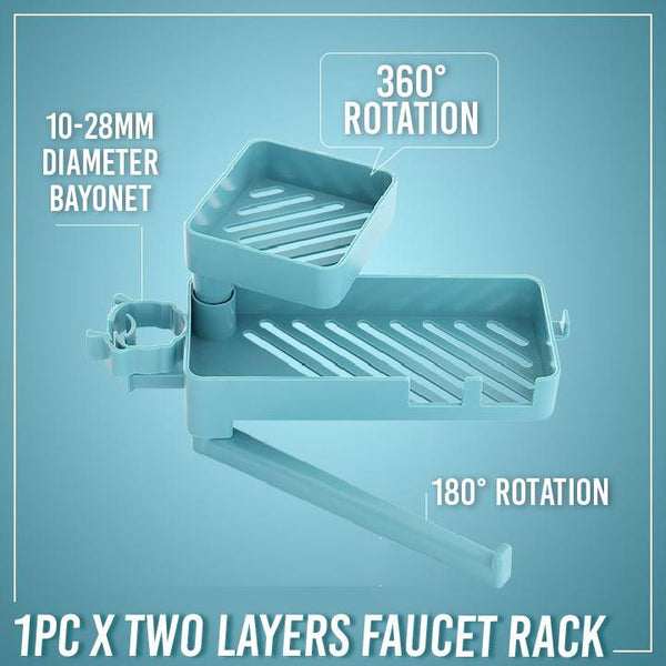 Two Layers Faucet Rack