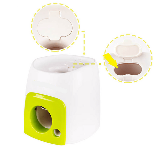 Dog Tennis Ball Launcher Automatic throwing machine device with 3 balls - White