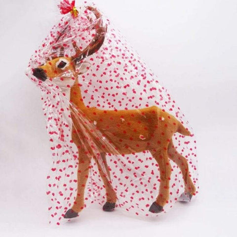 1 Pc Christmas Decoration Elk Plush Animal Toy Figurine