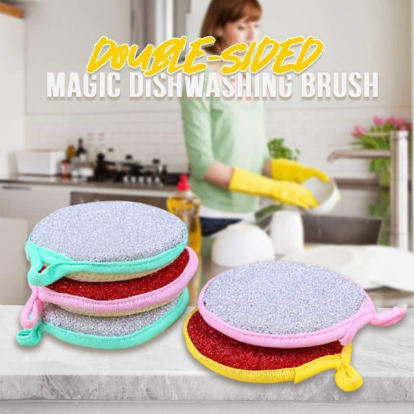 Double-sided Magic Dishwashing Brush