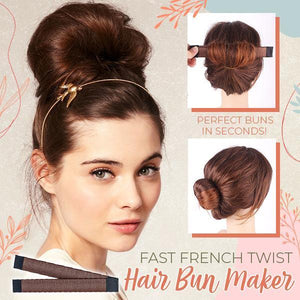 Fast French Twist Hair Bun Maker