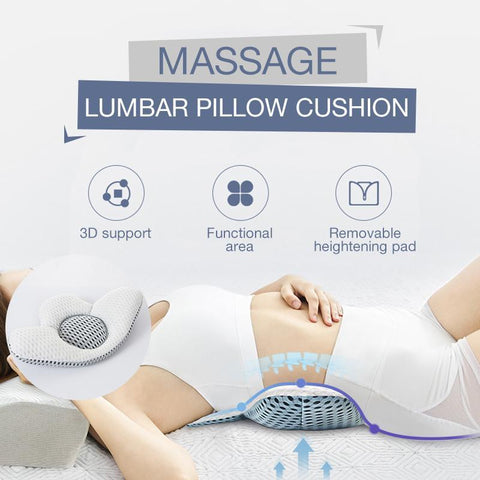 Massage Lumbar Pillow Cushion