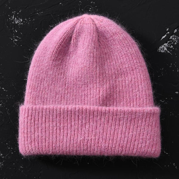 2020 New Winter Hat for Women Rabbit Cashmere Knitted Beanies