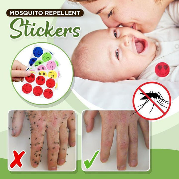Cartoon Mosquito Repellent Stickers