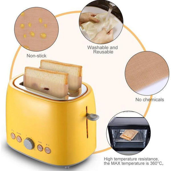 Reusable Perfect Toaster Bag(5pc Set)