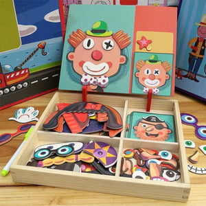 Magnetic puzzle box preschool education toys