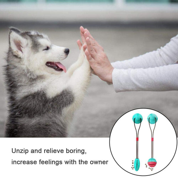 Dog Bite Toy Interactive food leaker toy with Suction Cup
