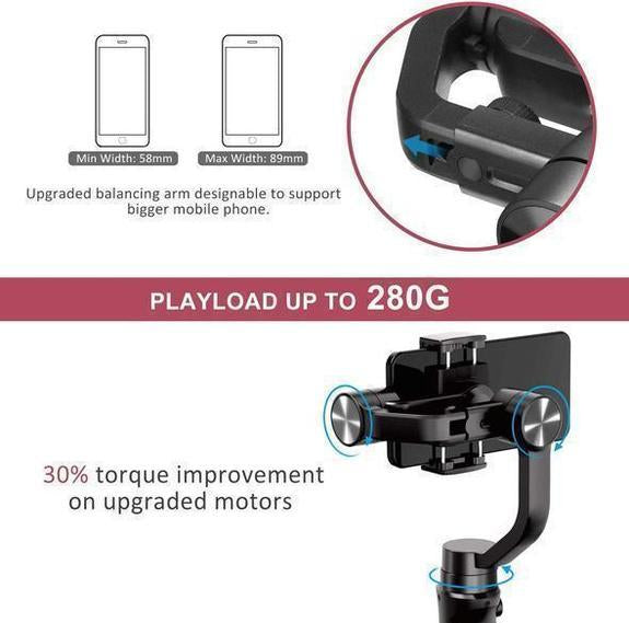 3D Smart Bluetooth Handheld Smooth Gimbal