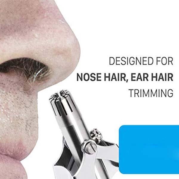 Safe Super Touch Stainless Steel Nose Hair Trimmer
