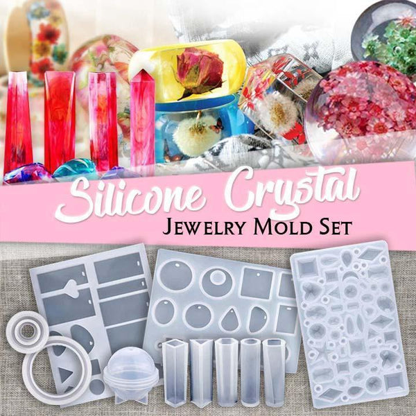 DIY Crystal Glue Jewelry Mold Kit