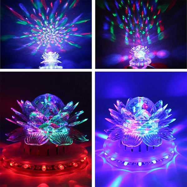 LED Crystal Lotus Light