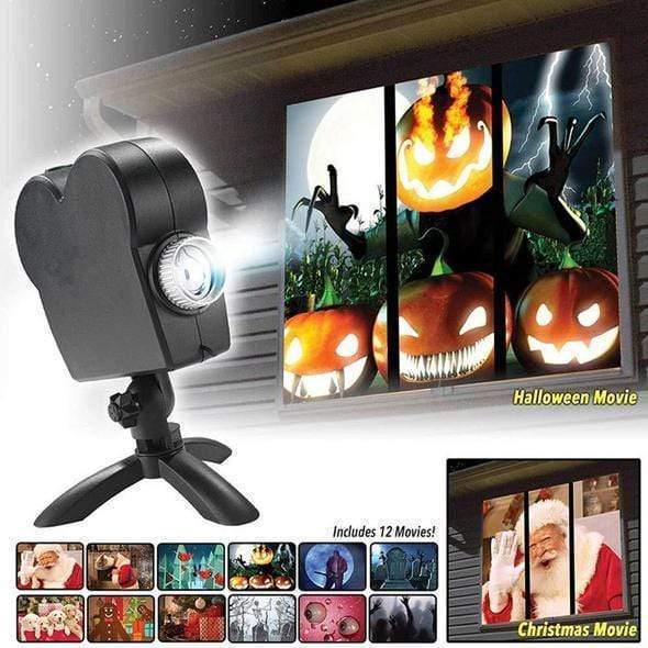 Window Wonderland Projector for Halloween & Christmas