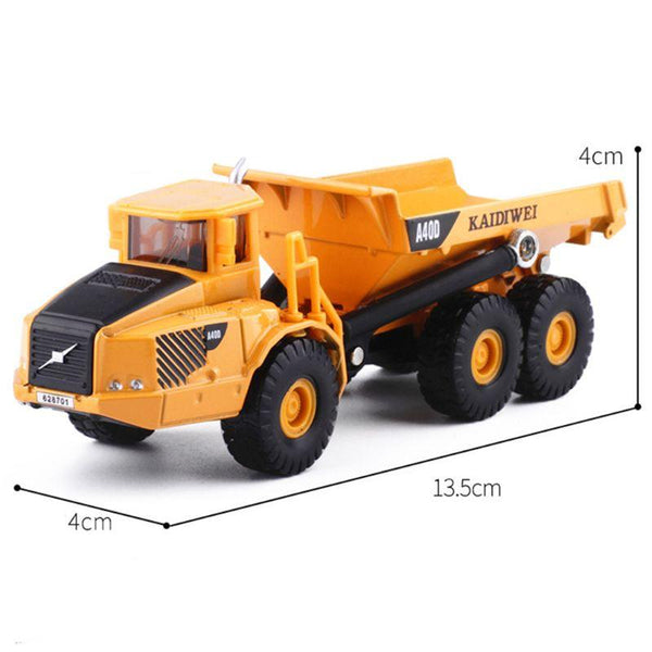 1:87 Scale Model Dump Truck Toy