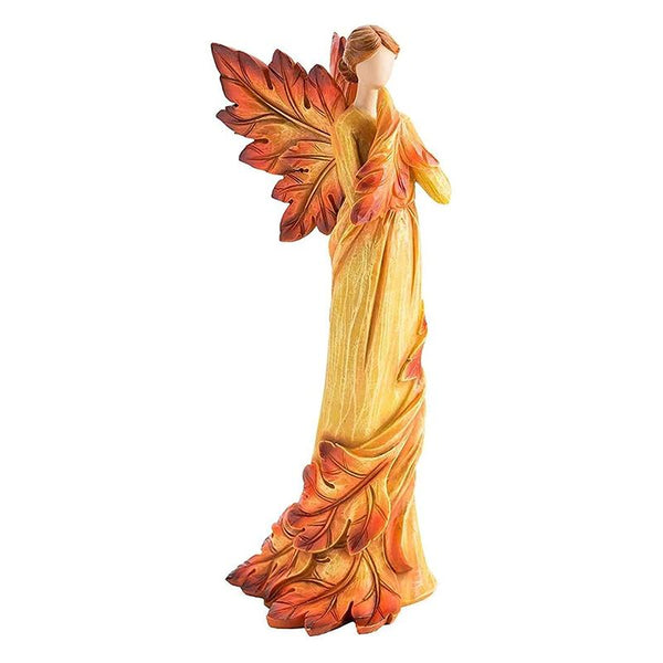 Fall Angel with Leaf Wings