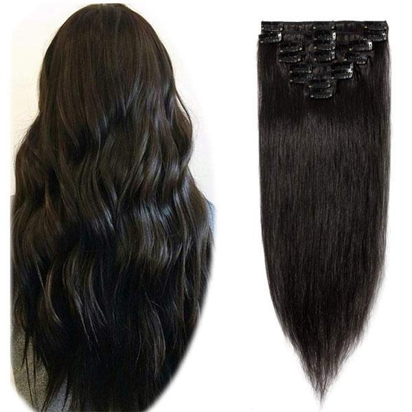 One-Piece Straight Curly Hair Extensions