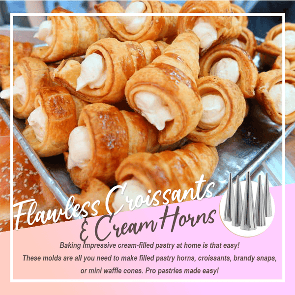 Conical Tube Croissant Mold (5pcs)