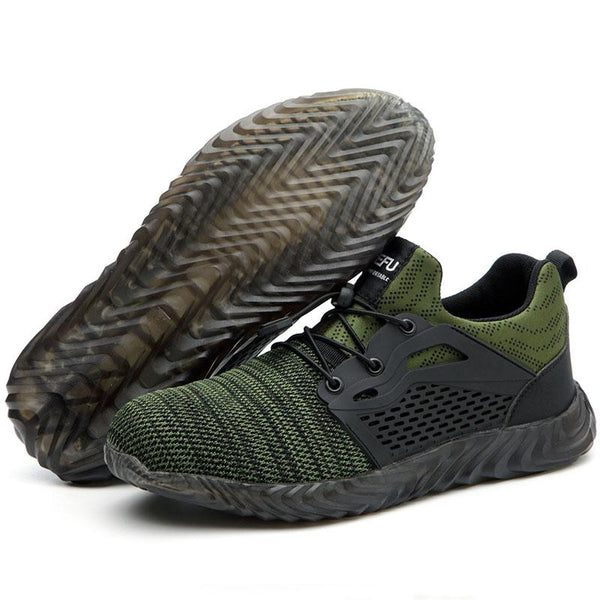 Military Grade Steel Toe Air Mesh Breathable Safety Shoes