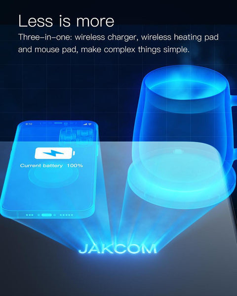 Wireless Charging Heating Mouse Pad