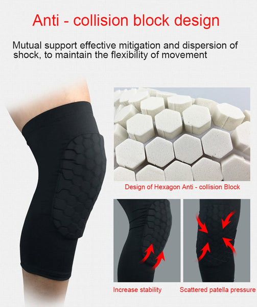 Anti-Collision Honeycomb Knee Pads