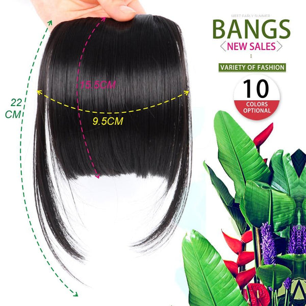 3D Clip-In Bangs Hair Extensions