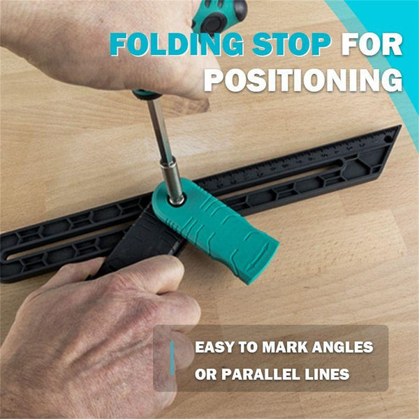 Woodworking Angle Adjustment Ruler With Lock