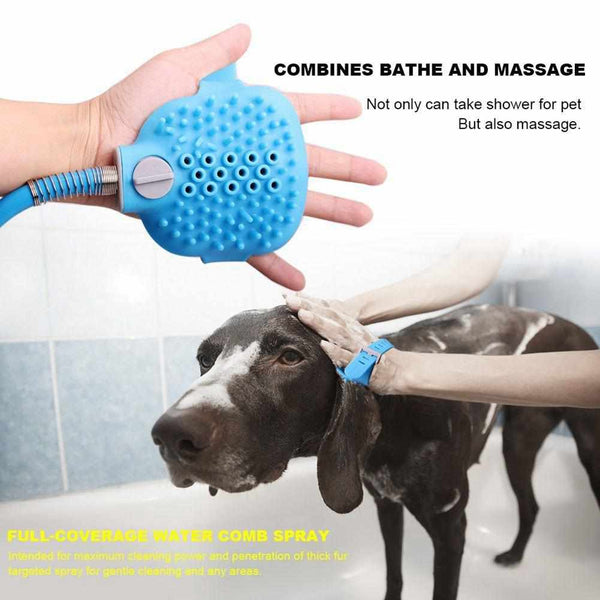 Bath Dog Brush Bathing Tool Comfortable Massager Shower Tool Cleaning Washing