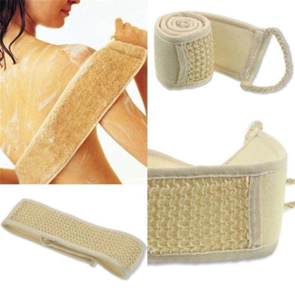 Natural Loofah Back Scrubber Towel