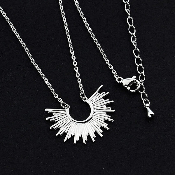 Sun Necklaces & Pendants - New Arrival Unique Design Girl Jewelry Fashion Gilt Good Quality Stainless Steel