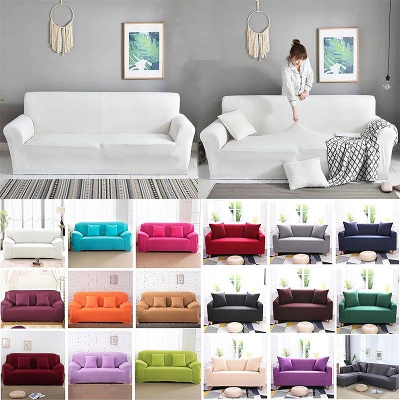 Decorative Stretchable Elastic Colorful Living Room Sofa Covers