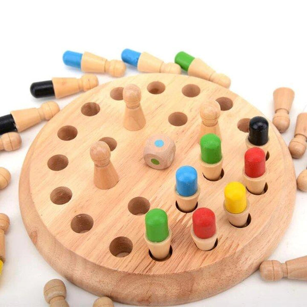 Wooden Memory Match Stick Game