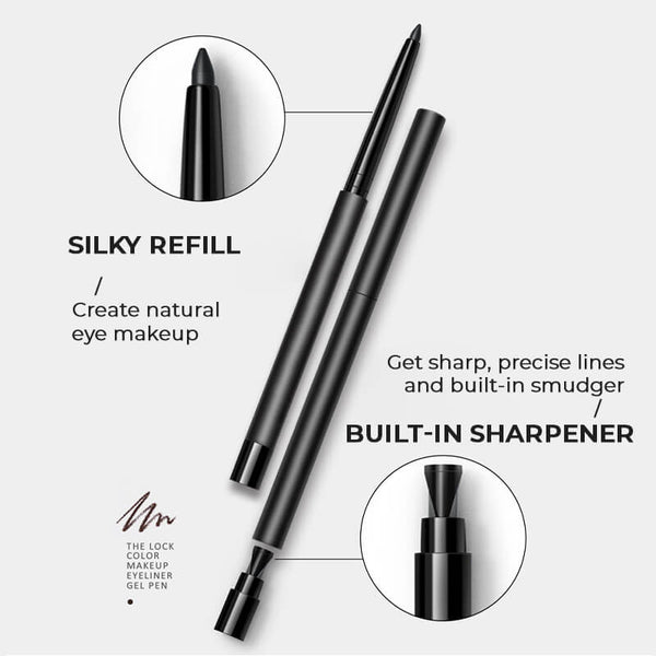 Waterproof Eyeliner Pencil with BuiltIn Sharpener