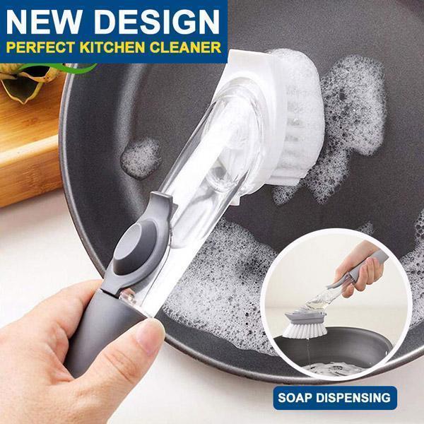 BEST SOAP DISPENSING CLEANING BRUSH