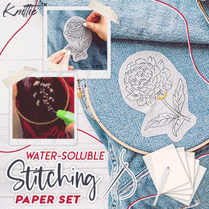 Water-Soluble Stitching Paper Set