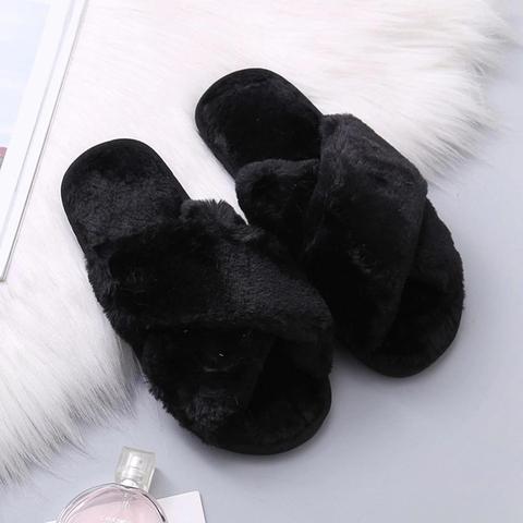 Furry House Slippers