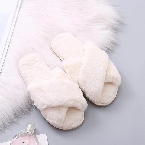 Furry House Slippers