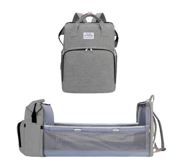 Multi-function Diaper Backpack Foldable Stroller