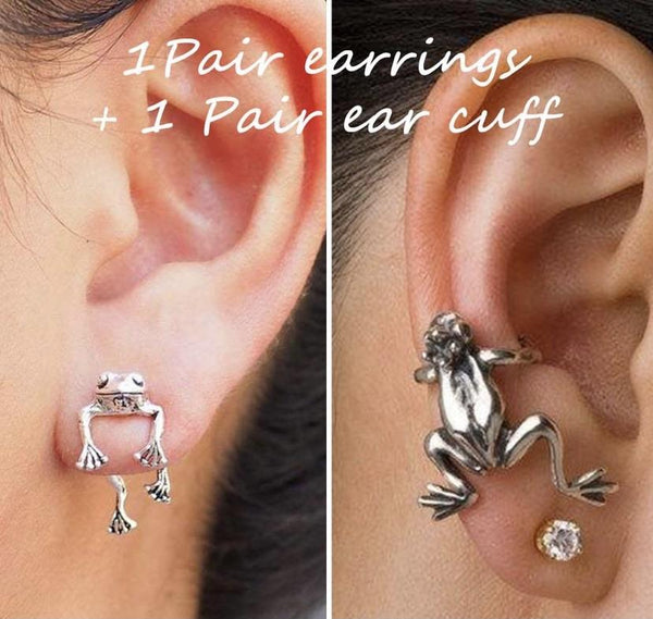 Way Frog Earrings, Frog Lover Jewelry