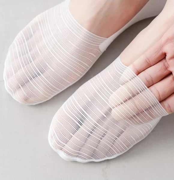 Men's invisible ice silk boat socks summer breathable socks