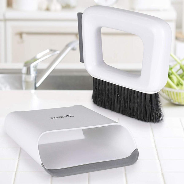 Mini Dustpan and Squeegee Small Hand Broom Counter Brush Cleaning Set