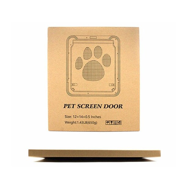 17''x15'' Lockable Pet Door For Home Door Access - Gray