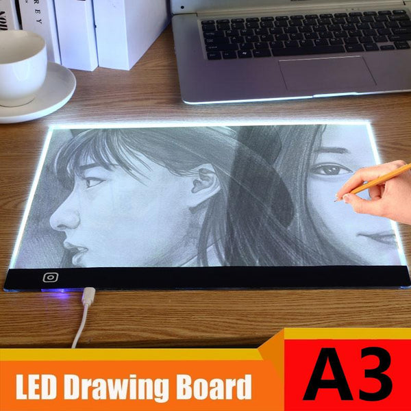 LED A3 A4 A5 USB Digital Tablet - Art Portable Graphics Tablet