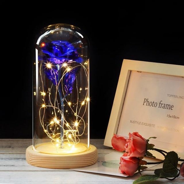 Enchanted Rose Flower Lamp Best Gift