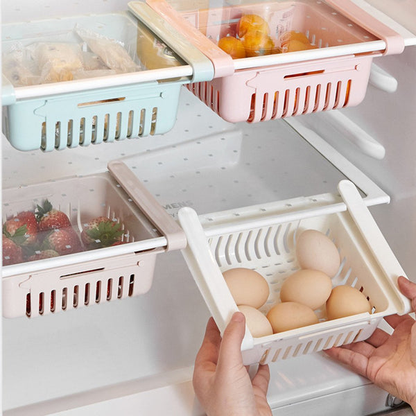 Refrigerator Partition Kitchen Storage Rack