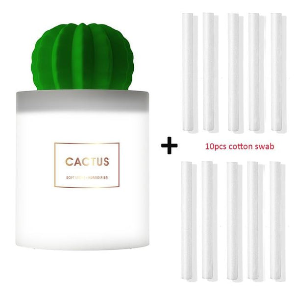 280ML Cactus Ultrasonic Aroma Essential Oil Diffuser