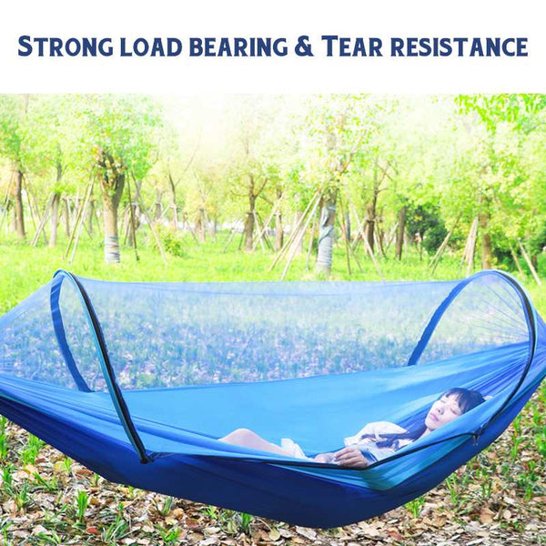 Portable Outdoor Mosquito Net 260x150cm Parachute Hammock Camping