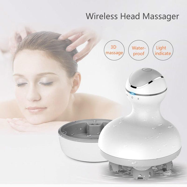 3D waterproof Electric Head Massager