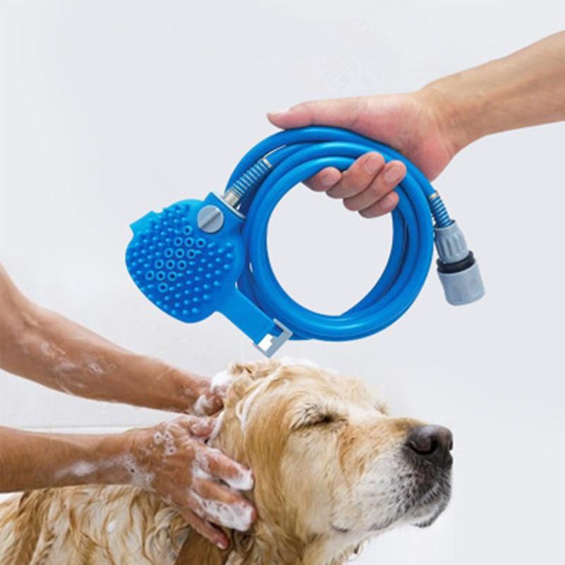 Bath Dog Brush Bathing Tool Comfortable Massager Shower Tool Cleaning Washing